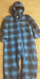 Baby fleece suit